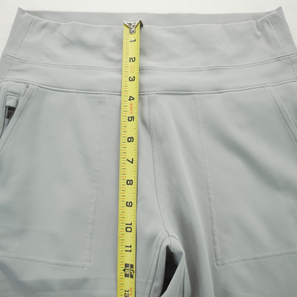 Athleta Venice High Rise Jogger Pants Grey High Rise Ribbed Cuff Womens M - Picture 4 of 10